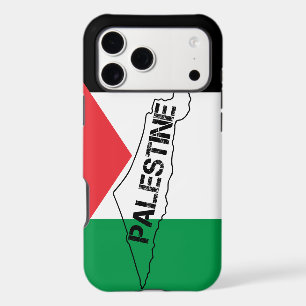 Free Palestine Palestine Map on Palestine Flag iPhone 17 Pro Max Case