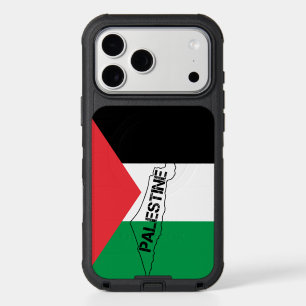 Free Palestine Palestine Map on Palestine Flag iPhone 17 Pro Max Case