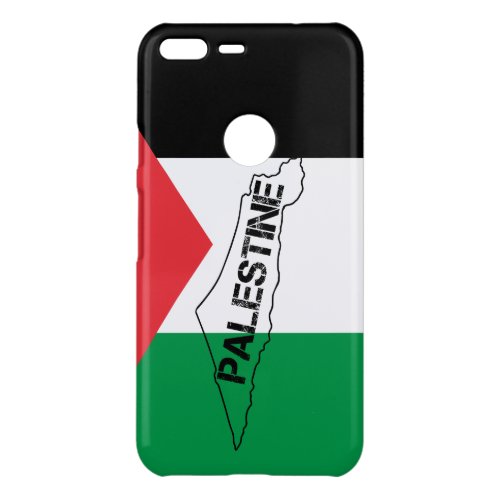 Free Palestine Palestine Map on Palestine Flag Uncommon Google Pixel XL Case