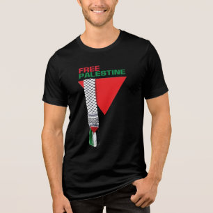 Free palestine, Palestine, Palestine flag, Gaza Tri-Blend Shirt
