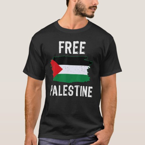 Free Palestine Palestinian Flag T_Shirt