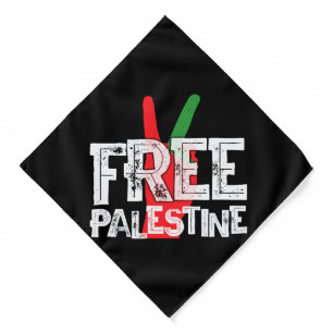 Free Palestine Palestinian Patriotic Ceasefire Tee Bandana