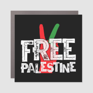 Free Palestine Palestinian Patriotic Ceasefire Tee Car Magnet