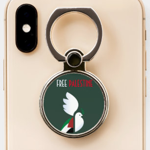 Free Palestine Phone Ring Stand – Pro-Freedom
