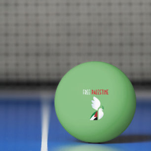 Free Palestine Ping Pong Ball – Pro Justice