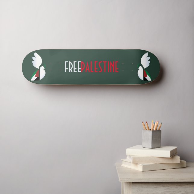 Free Palestine – Political Art Deck for Justice  (Wall Art (Horz))