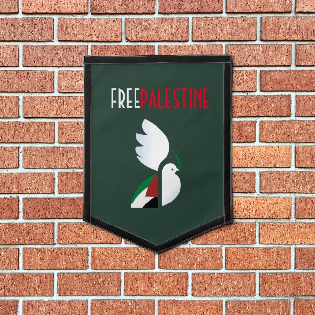 Free Palestine  – Political Awareness  Pennant (Insitu 1)