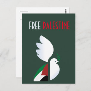 Free Palestine Postcard – Human Rights Awareness 