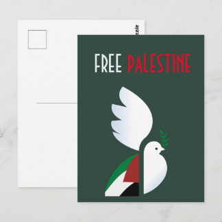 Free Palestine Postcard – Human Rights Awareness