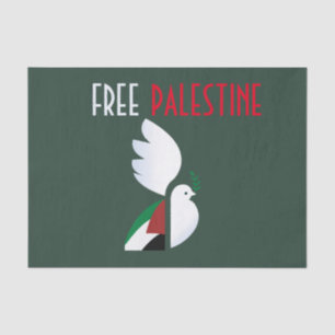 Free Palestine Postcard – Human Rights Awareness Tissue Paper