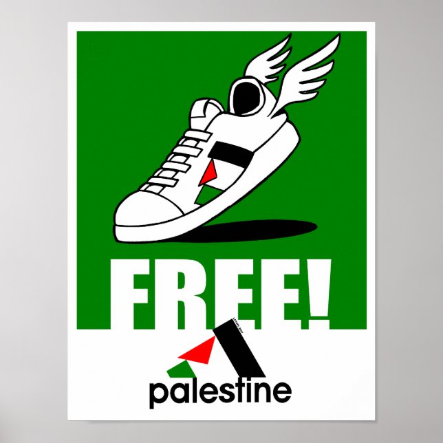 Free! Palestine Poster (Front)