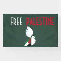 Free Palestine Protest Solidarity Sign Activists