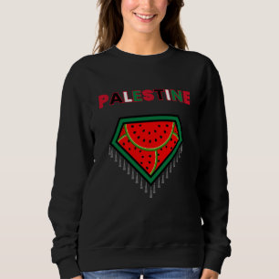 Free Palestine Protest Sweatshirt - Watermelon Tee