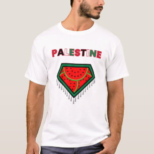 Free Palestine Protest T-Shirt - Watermelon Tee