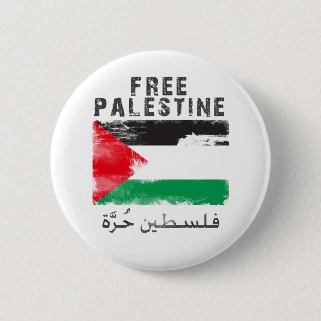 Free Palestine shirt Pinback Button (Front)