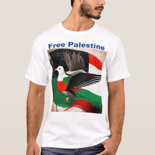 Free Palestine slogan T_shirt 