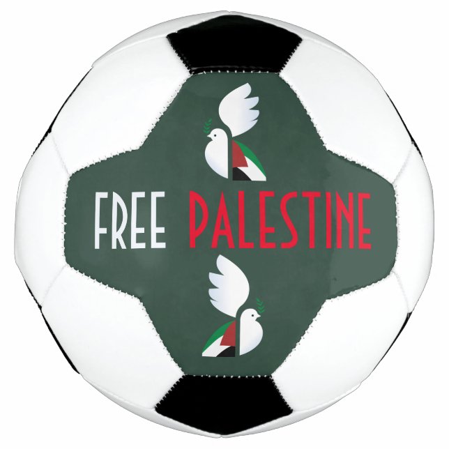Free Palestine Soccer Ball – Bold Activism Sports  (Front)
