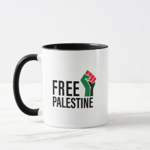 Free Palestine, Solidarity with Palestine Mug