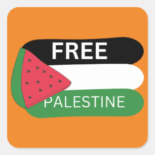  free palestine  square sticker