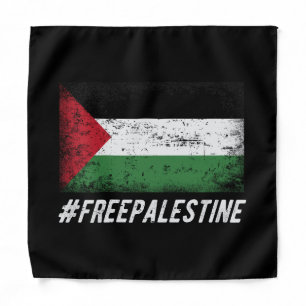 Free Palestine Stand with Palestine Bandana