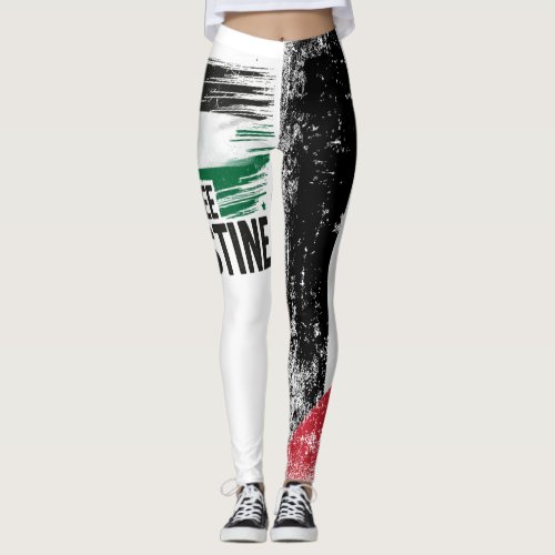 Free Palestine Stand with Palestine Leggings