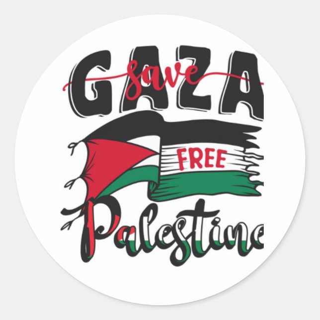 Free Palestine Stickers  (Front)