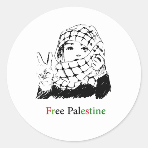 Free Palestine Stickers