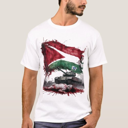 Free Palestine Support Human Rights T_Shirt