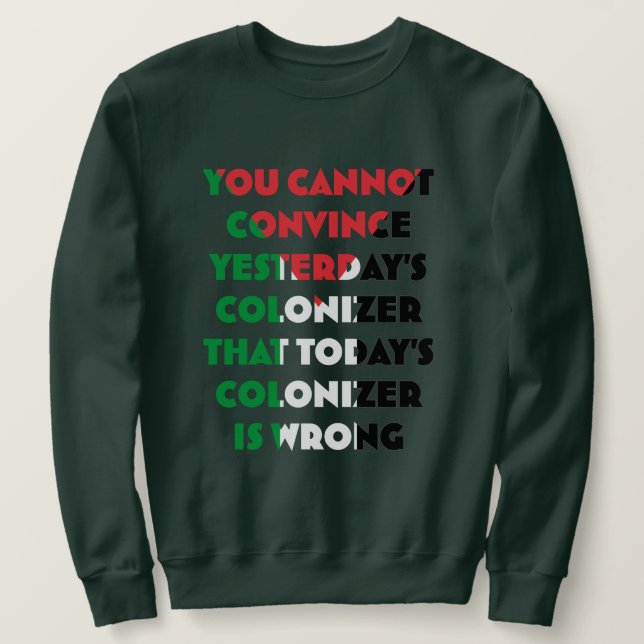 Free Palestine Sweatshirt - Save Gaza Sweatshirt (Design Front)