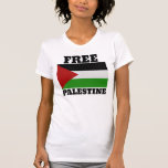 Free Palestine T-shirt at Zazzle