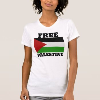Free Palestine T-shirt by BoogieMonst at Zazzle