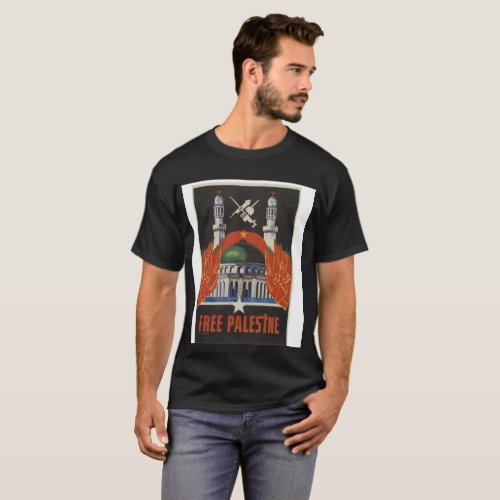 Free Palestine t_shirt Soviet_style T_Shirt
