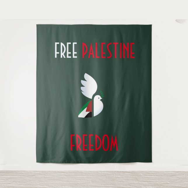 Free Palestine Tapestry – Pro Palestine Wall Art (Front)