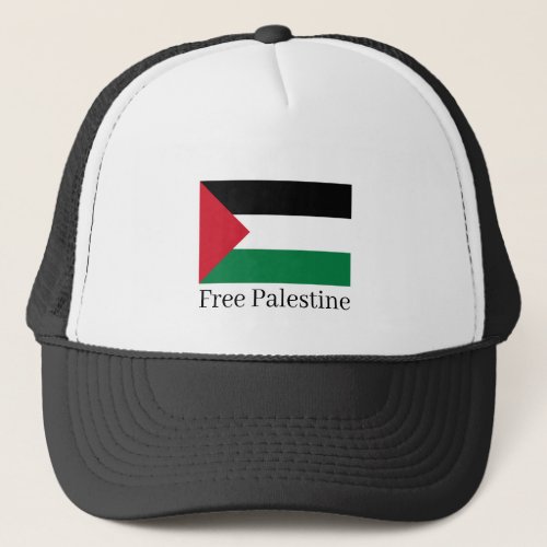 Free Palestine trucker hat