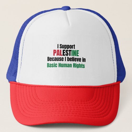 FREE PALESTINE  TRUCKER HAT
