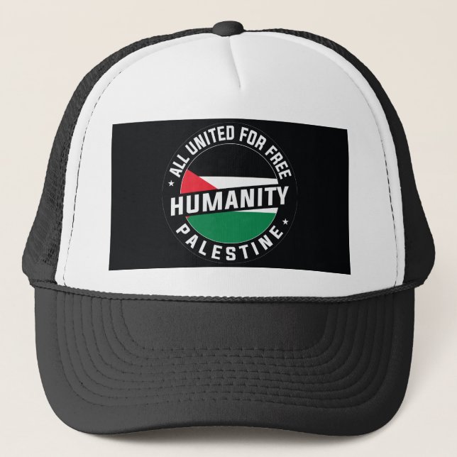 Free Palestine Trucker Hat (Front)