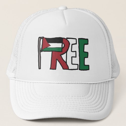 Free Palestine Trucker Hat
