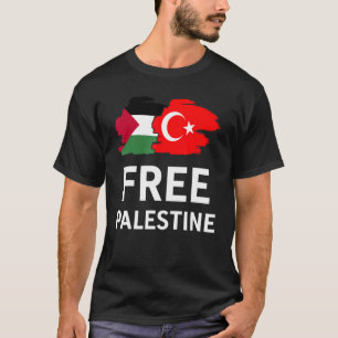 Free Palestine Turkish Turkey Support Palestinian T-Shirt