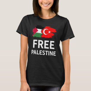 Free Palestine Turkish Turkey Support Palestinian T-Shirt