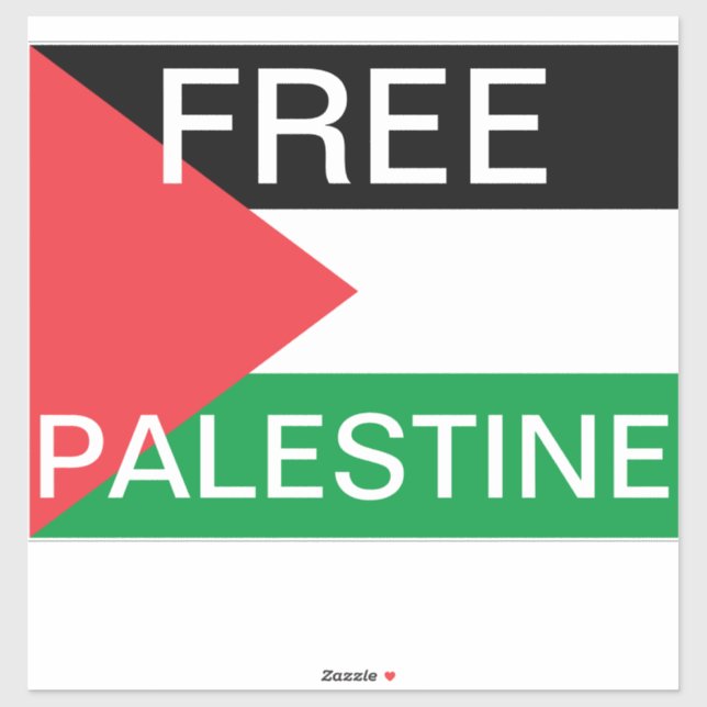Free Palestine Vinyl Sticker (Sheet)