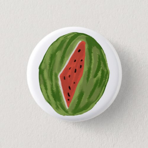Free palestine watermelon map button