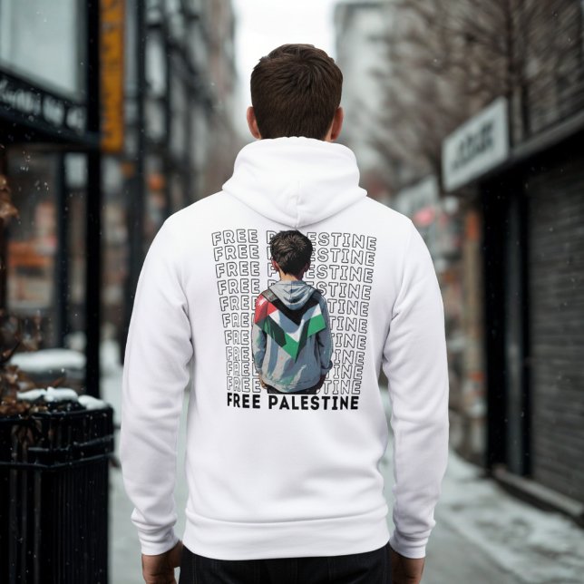 FREE PALESTINE white Hoodie (Creator Uploaded)
