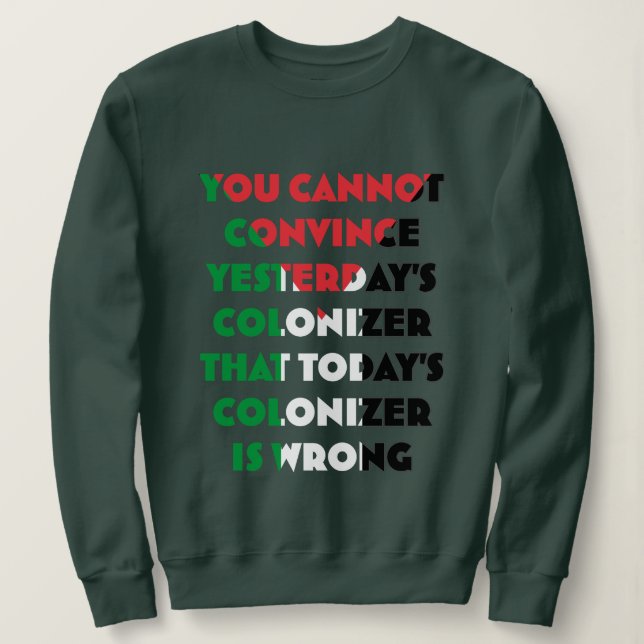 Free Palestine Women's Sweatshirt - Save Gaza (Design Front)