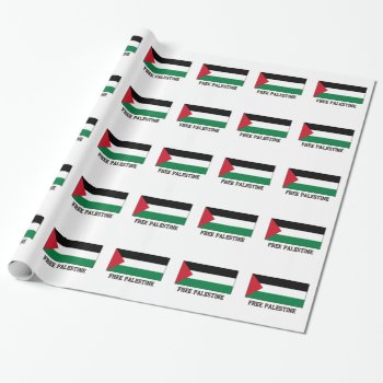 Free Palestine Wrapping Paper by ME_Designs at Zazzle