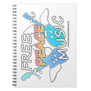 Free Peace Music Notebook