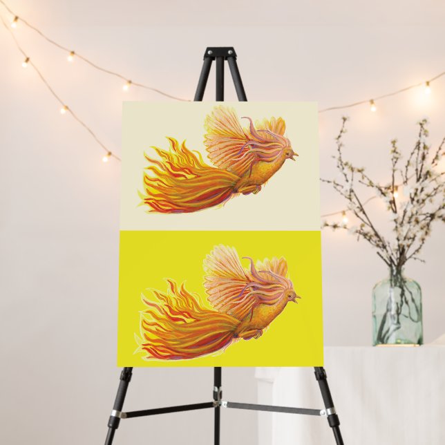Free Phoenix Bird Rising  Foam Board (In Situ (Stand))