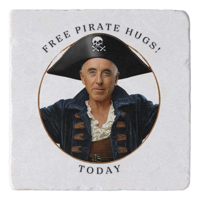 Free Pirate Hugs! Today Trivet (Front)