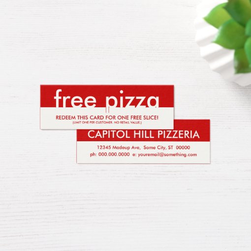 free pizza coupon Zazzle