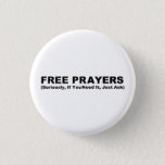 Free Prayers Button at Zazzle