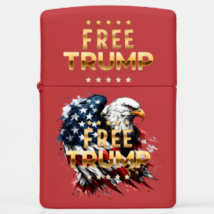FREE PRESIDENT DONALD TRUMP 2024 ZIPPO LIGHTER